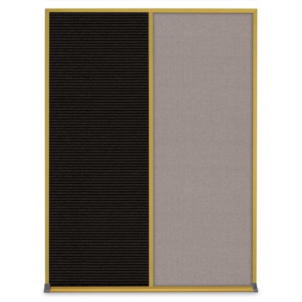 Single Door Radius Corkboard, 24"X36", B